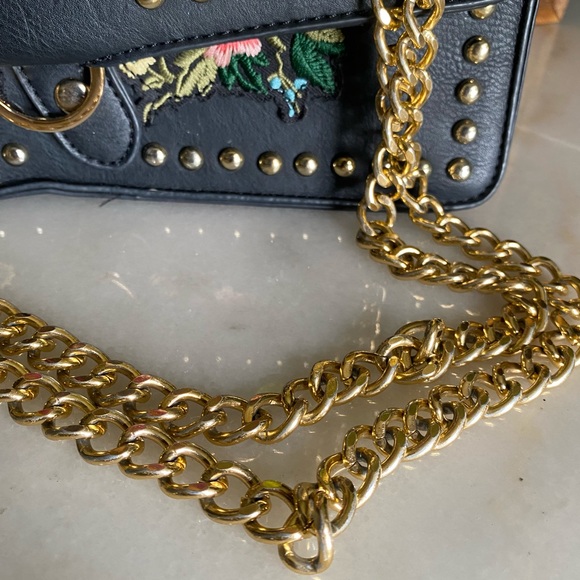 Kiss Me Couture 💋 Vegan Leather Floral Bag - Picture 7 of 16